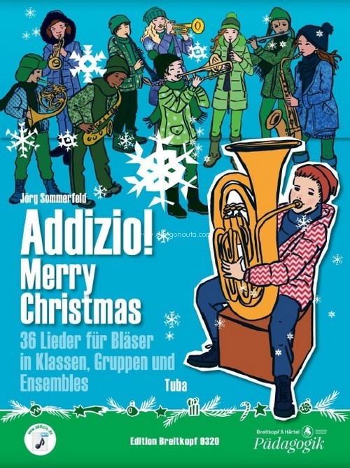Addizio! ? Merry Christmas, 36 Weihnachtslieder für Bläser in Klassen, Gruppen und Ensembles, Tuba