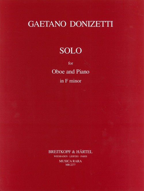 Solo f-moll, oboe and piano