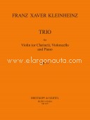 Trio Es-dur op. 13: for Violin [Clarinet], Violoncello and Piano