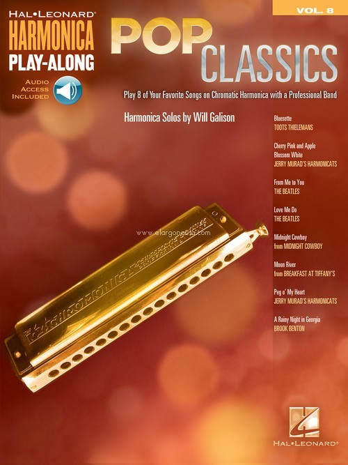 Pop Classics: Harmonica Play-Along Volume 8