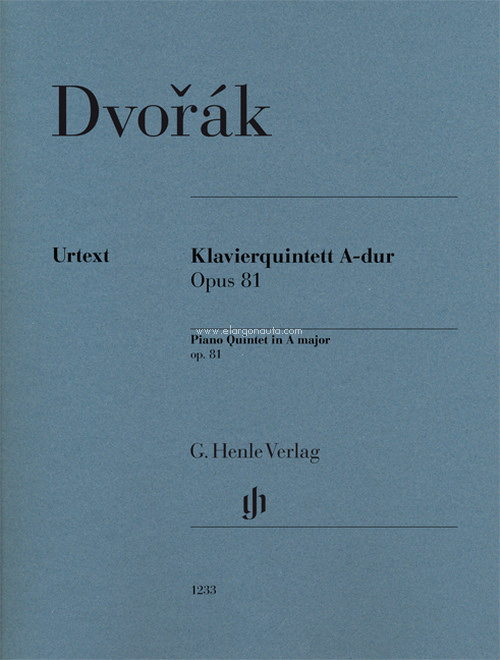 Klavierquintett A-dur op. 81, 2 violins, viola, cello, piano