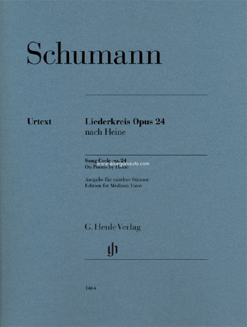 Song Cycle op. 24, on Poems by Heine, voice (medium) and piano