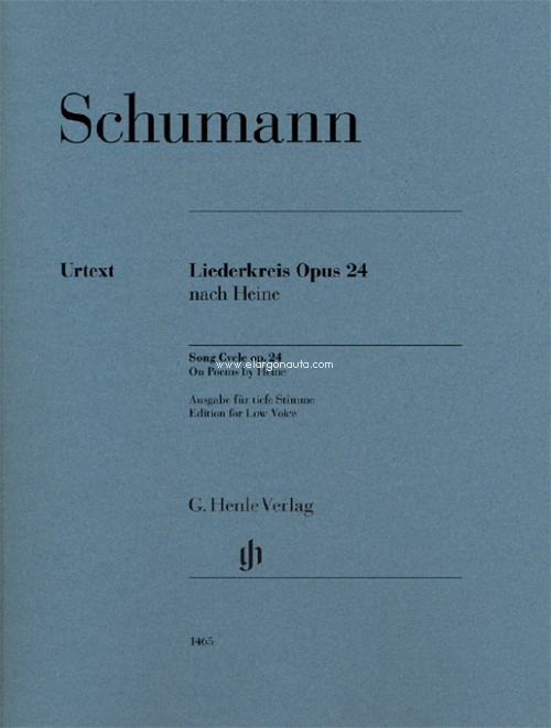 Song Cycle op. 24, on Poems by Heine, voice (treble) and piano