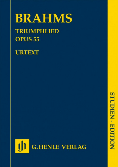 Triumphlied op. 55, baritone solo, choir and orchestra. Study Score. 9790201890302