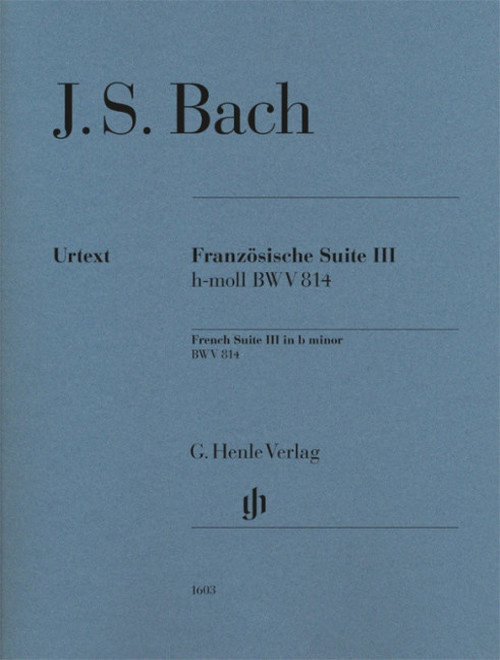 French Suite III, BWV 814, piano. 9790201816036