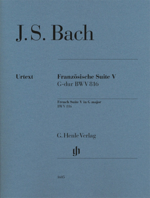 French Suite V, BWV 816, piano. 9790201816050