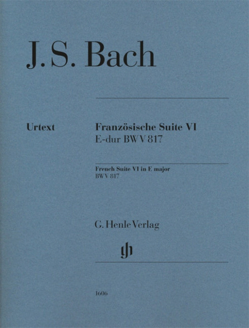 French Suite VI, BWV 817, piano. 9790201816067