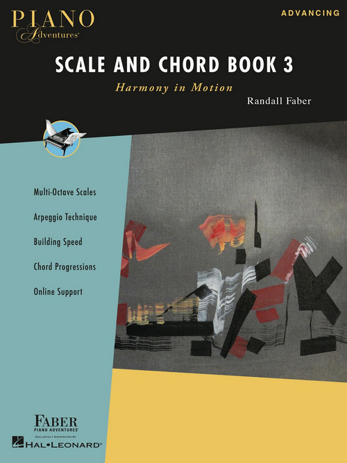 Piano Adventures Scale and Chord Book 3: Harmony in Motion (3B and up)