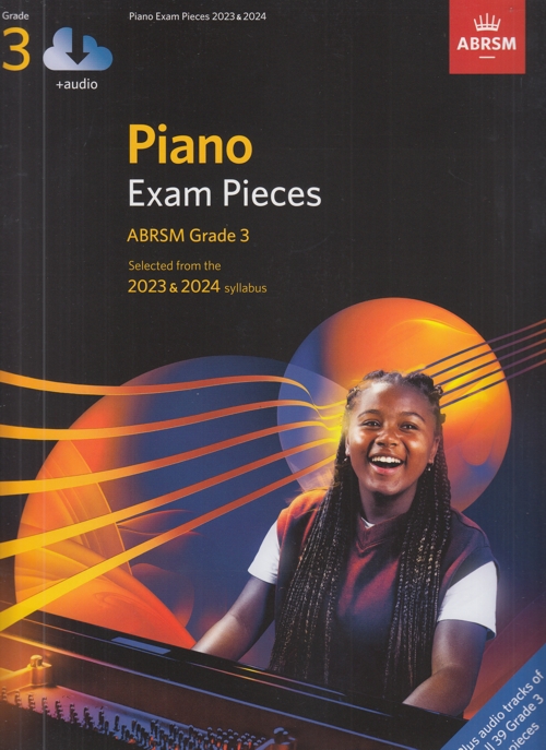 ABRSM Piano Exam Pieces 2023-2024 Grade 3 + Audio: Selected from the 2023 & 2024 syllabus
