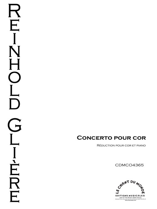 Concerto Pour Cor Op. 91, Piano Reduction