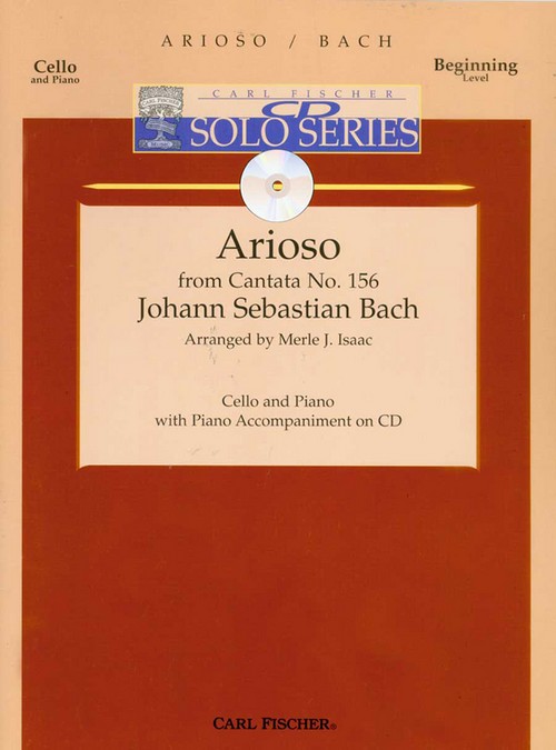 Arioso from Cantata No. 156, Cello and Piano