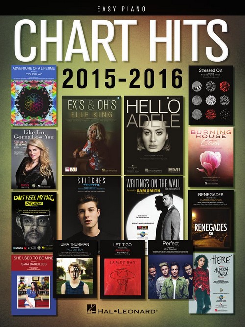 Chart Hits of 2015-2016: Easy Piano Songbook