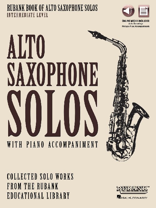 Rubank Book of Alto Saxophone Solos - Intermediate: with Piano Accompaniment