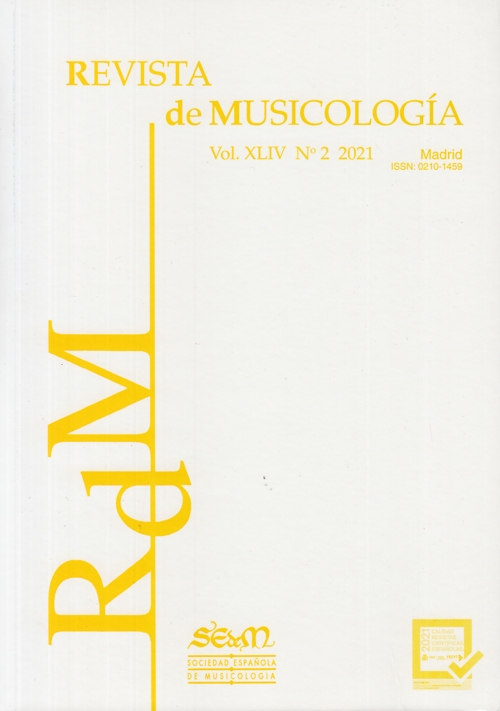 Revista de Musicología, vol. XLIV, 2021, nº 2. 99934